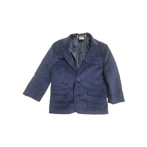 Gabriel Vintage Boys Blazer 4 T Navy Blue Curdoroy